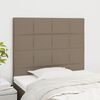 vidaXL S&auml;nggavel taupe 100x5x118/128 cm tyg