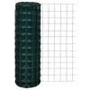 vidaXL Eurofence st&aring;l 10 x 1,2 m gr&ouml;n