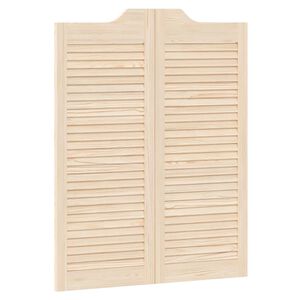 vidaXL Sv&auml;ngd&ouml;rrar Naturlig 100 x 40 cm Massiv furu