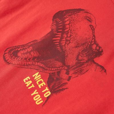 T-shirt för barn röd 92