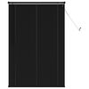vidaXL Persienn Svart 150 x 100 cm 25 mm PVC