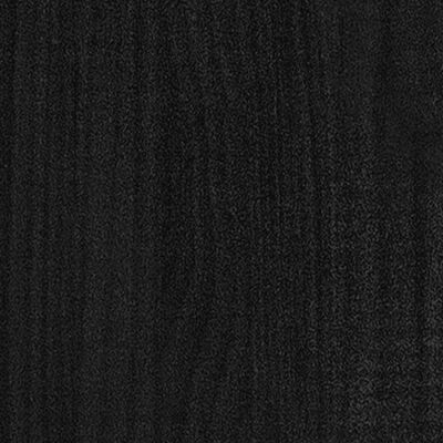 vidaXL Odlingslådor 2 st svart 60x31x31 cm massiv furu