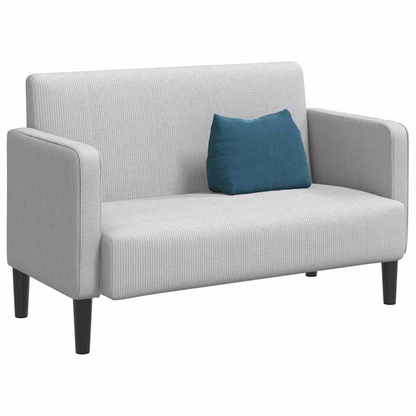 vidaXL Ryggkudde Bl&aring; 45 x 20 x 35 cm Kordread tyg