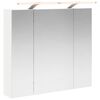 vidaXL Badrumsspegelsk&aring;p Vit 80 x 14.5 x 70 cm Konstruerat tr&auml;