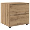 vidaXL F&ouml;rvaringssk&aring;p Artisan Ek 60 x 48 x 57 cm Konstruerat tr&auml;