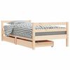 vidaXL S&auml;ngram med l&aring;dor f&ouml;r barns&auml;ng 80x160 cm massiv furu