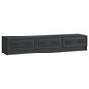 vidaXL TV-sk&aring;p 147 x 34,5 x 27 cm Svart Konstruerat tr&auml;