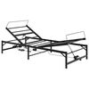 vidaXL Elektrisk Justerbar S&auml;ng Ram Svart 100 x 190 cm St&aring;l