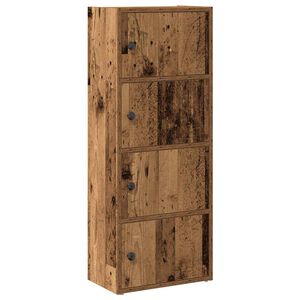 vidaXL Bokhylla &aring;ldrat tr&auml; 40x24x102 cm konstruerat tr&auml;