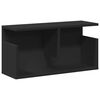 vidaXL V&auml;ggsk&aring;p 60x20x30 cm svart konstruerat tr&auml;