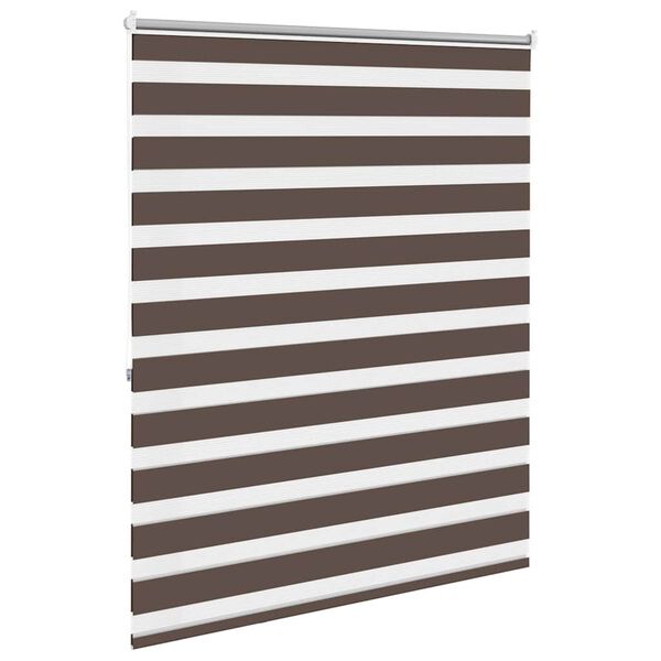 vidaXL Zebragardin 140,9x175 cm Tygbredd 136,7 cm kaffe