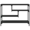 vidaXL Konsolbord svart 100x30x75 cm konstruerat trä