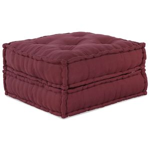 vidaXL Modul&auml;r soffa r&ouml;dbrun 70x70x36 tyg