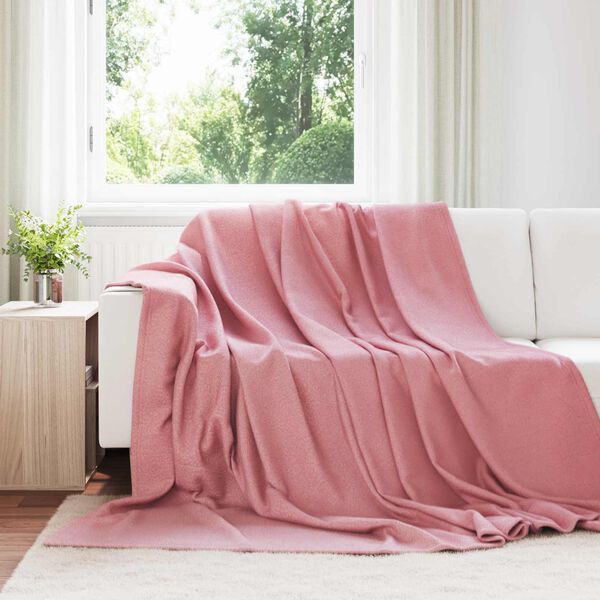 vidaXL Filtar 6 pcs Rosa 240 x 220 cm Fleece