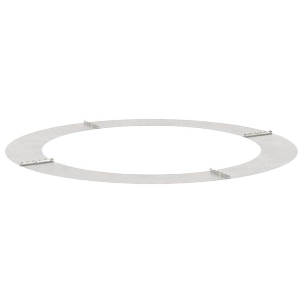 vidaXL l&auml;mplig f&ouml;r Flat tr&auml;dring Silver &Oslash;90 / 120 cm Rostfritt st&aring;l