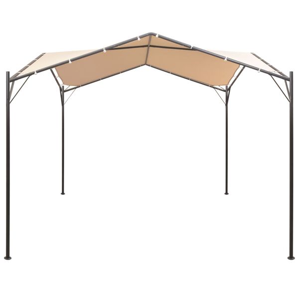 vidaXL Paviljong 4x4 m stål beige