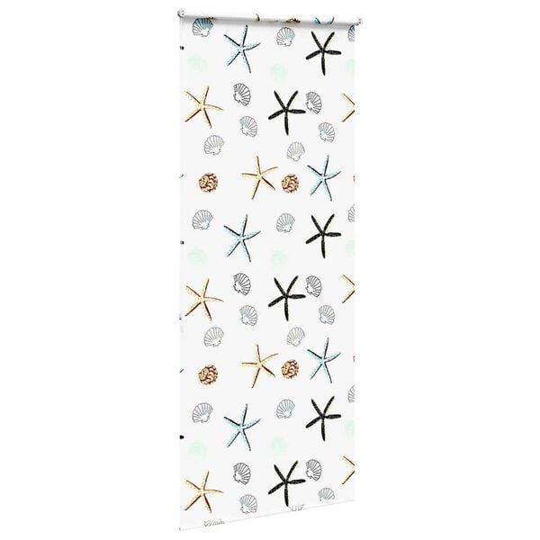 vidaXL Rullgardin för dusch 90x240 cm tyg bredd 86 cm