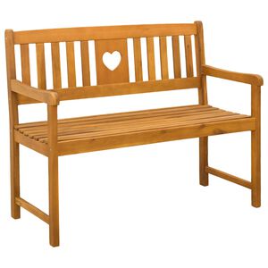 vidaXL Utomhusb&auml;nk Naturlig 110 x 55,5 x 90 cm Massivt Akaciatr&auml;