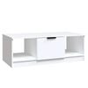vidaXL Soffbord vit 102x50x36 cm konstruerat tr&auml;