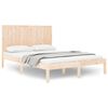 vidaXL S&auml;ngram utan madrass 120x190 cm massiv furu