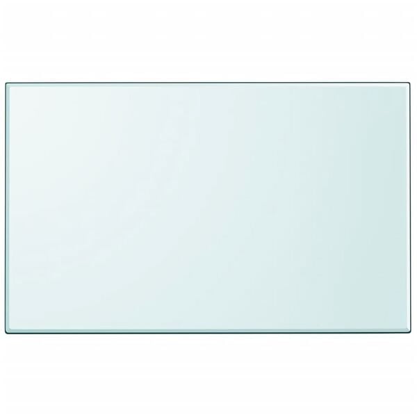 vidaXL Bordsskiva härdat glas rektangulär 1000x620 mm