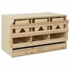 vidaXL V&auml;rprede 3 fack 96x40x45 cm massiv furu