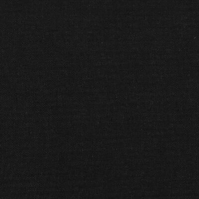vidaXL Sängram svart 80x200 cm tyg