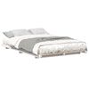 vidaXL S&auml;ngram Vit 120 x 190 cm Massiv furu