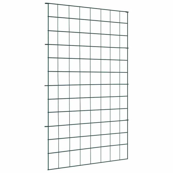 vidaXL Dammskydd Set 8 pcs Gr&ouml;n 50 x 80 cm St&aring;l