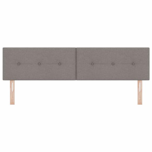 vidaXL Huvudgavel med huvudgavel Taupe 180 cm Konstl&auml;der