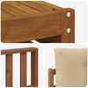 vidaXL Utomhussoffset med kudde 8 pcs Naturlig och Beige