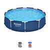 Bestway Pool med st&aring;lram Steel Pro 305x76 cm