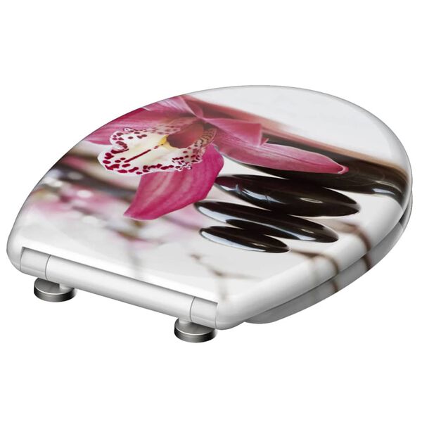 SCH&Uuml;TTE Toalettsits med mjuk st&auml;ngning snabbf&auml;ste WELLYNESS