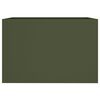 vidaXL Odlingsl&aring;da olivgr&ouml;n 62x40x39 cm st&aring;l