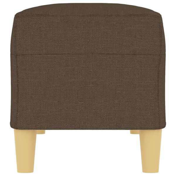 vidaXL Bänk brun 100x35x41 cm tyg