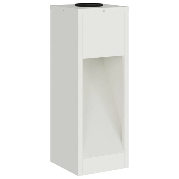 vidaXL Solcell LED-v&auml;gbelysning 2 pcs Vit Kallvalsat st&aring;l