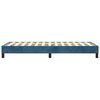 vidaXL Boxspring-s&auml;ngram m&ouml;rkbl&aring; 80x200 cm sammet