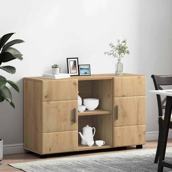 vidaXL Sideboard Artisan Ek 88,5 x 30,5 x 55,5 cm Konstruerat tr&auml;