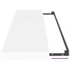 vidaXL Sv&auml;vande v&auml;gghylla vit 90x23,5x3,8 cm MDF