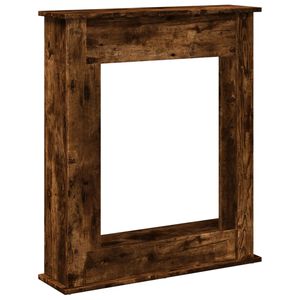 vidaXL Spiselkrans r&ouml;kf&auml;rgad ek 75x20x87,5 cm konstruerat tr&auml;