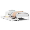 vidaXL S&auml;ngram utan madrass vit 75x190 cm massiv furu