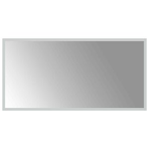 vidaXL LED Badrumsspegel med spegel Transparent 80 x 40 cm h&auml;rdat glas