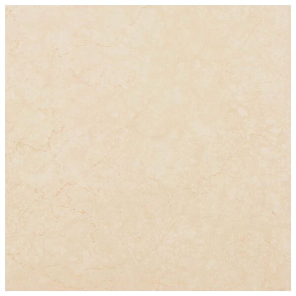 vidaXL Golvplankor 55 pcs Beige 5,11 m&sup2; PVC