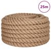 vidaXL Juterep 25 m l&aring;ngt 36 mm tjockt
