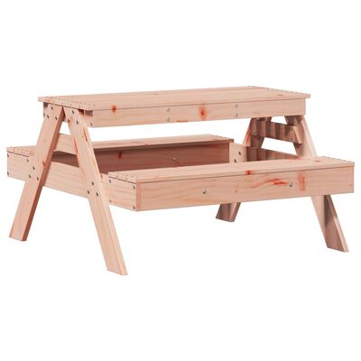 vidaXL Picknickbord för barn 88x97x52 cm massivt douglasträ