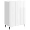 vidaXL Sideboard Vit h&ouml;gglans 66 x 34,5 x 92 cm Konstruerat tr&auml;