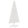 vidaXL Julgran tr&auml; vit 150 cm massiv furu