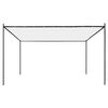 vidaXL Paviljong med tak 4x4 m vit 180 g/m²
