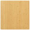 vidaXL Bordsskiva 80x80x2,5 cm bambu