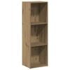 vidaXL Bokhylla artisan ek 36x30x114 cm konstruerat tr&auml;